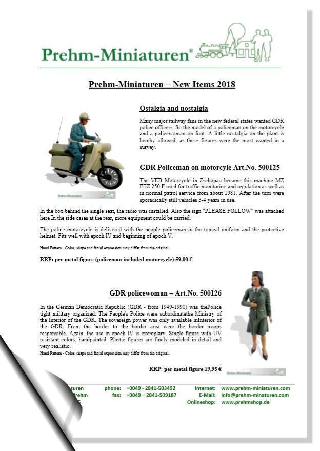 Newsletters 2018 - Prehm-Miniatures - click on the picture and download.