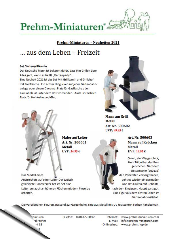 Neuheitenblatt 2021 - Prehm-Miniaturen - aufs Bild klicken und Downloaden. 