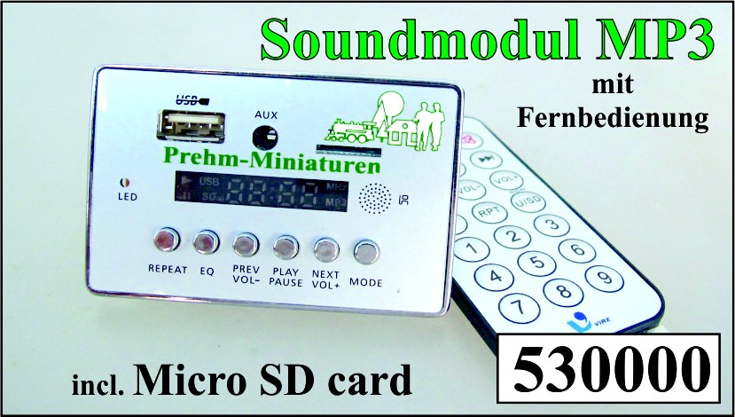 530000 - Soundmodul mit Fernbedienung und Kirchensound - Neuheit Herbst 2013 