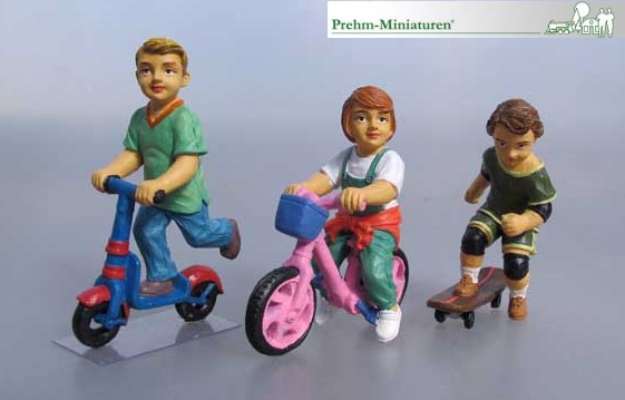 3er Set mit Kindern - 4 verschiedene Zusammenstellungen - Neuheit von Prehm-Miniaturen 2013